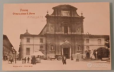 Cartolona d'epoca Piazza San Marco.