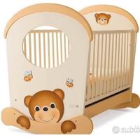 Lettino e fasciatoio azur orsetto