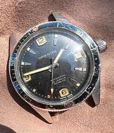 skin diver vintage Oriental acciaio inox 38mm 