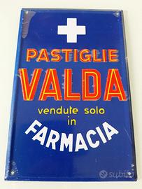 INSEGNA PASTIGLIE VALDA VENDUTE SOLO IN FARMACIA