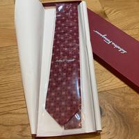 Cravatta Salvatore Ferragamo in Seta Bordeaux