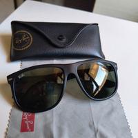 occhiali rayban matt black 