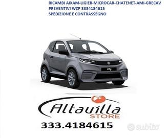 RICAMBI MICROCAR AIXAM LIGIER BERGAMO