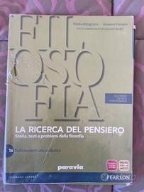 Libro scolastico di filosofia