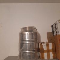 Bidone acciaio 50 L   NUOVO