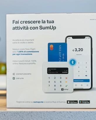 Sumup Lettore Carte Pagamento Air POS Bluetooth