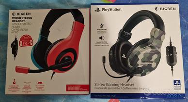 Cuffie con microfono Big Ben Ps4 Ps5 Switch