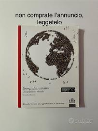 geografia umana libro seconda edizione