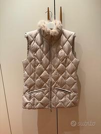 Piumino smanicato donna in piumino  d’oca, tg. M