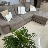 Divano letto angolare con meccanismo estraibile