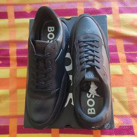 Hugo Boss Jonah Sneakers Pelle Uomo EUR 46 Black