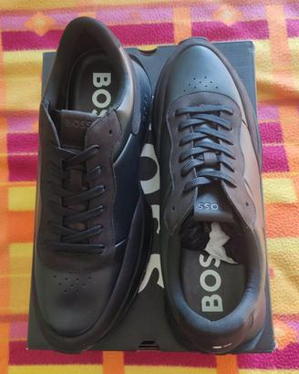 Hugo Boss Jonah Sneakers Pelle Uomo EUR 46 Black