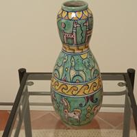 Vaso ornamentale dipinto a mano