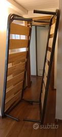 letto singolo in doghe 