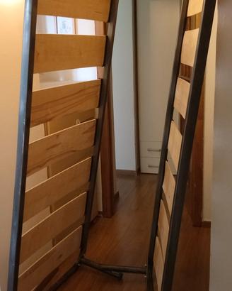 letto singolo in doghe 