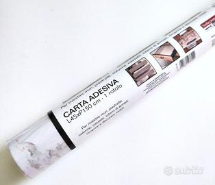 Carta adesiva effetto marmo in PVC