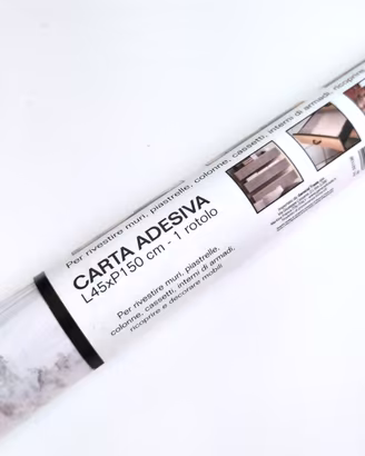 Carta adesiva effetto marmo in PVC