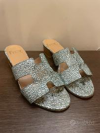 Sandali bassi azzurru Frey