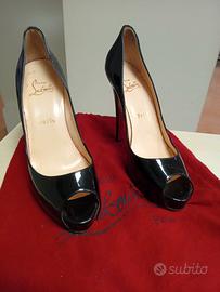 Christian Louboutin 38 originali e perfette peep