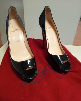 Christian Louboutin 38 originali e perfette peep