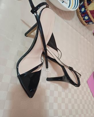 sandalo sera sexy allacciato tacco 39