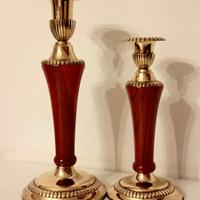 coppia CANDELIERI stile Biedermeier