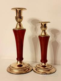 coppia CANDELIERI stile Biedermeier