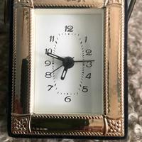 Sveglia da tavolo argento massiccio 925