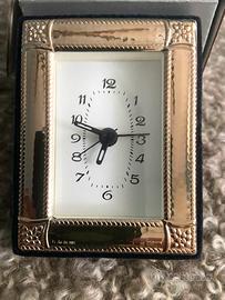 Sveglia da tavolo argento massiccio 925