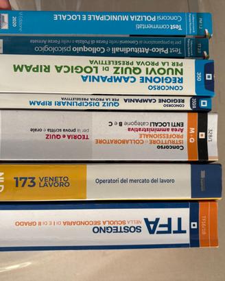 Libri per preparazione ai concorsi