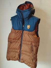 Gilet imbottito con cappuccio
