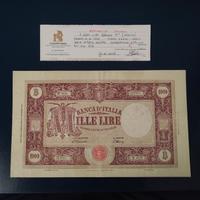 banconote italiane lire 1000 medusa