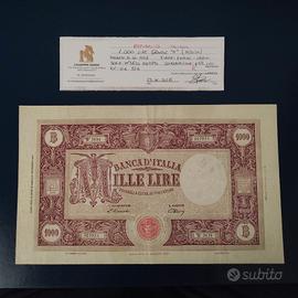 banconote italiane lire 1000 medusa