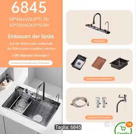 lavandino da cucina multifunzione nuovo
