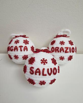 Palline di natale personalizzate 7cm
