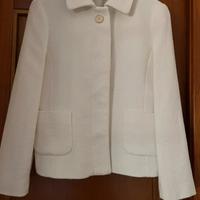 Zara giacca bianca tg. M, nuova
