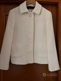 Zara giacca bianca tg. M, nuova