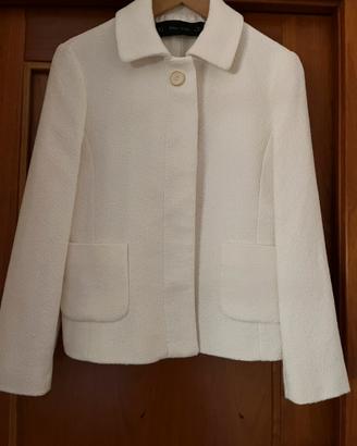 Zara giacca bianca tg. M, nuova