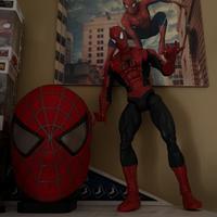 Spider man Maschera piú gioco vintage 40cm