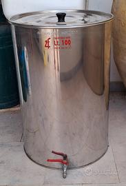 serbatoio inox per olio