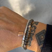 DoDo bracciale granelli e bracciale titanio