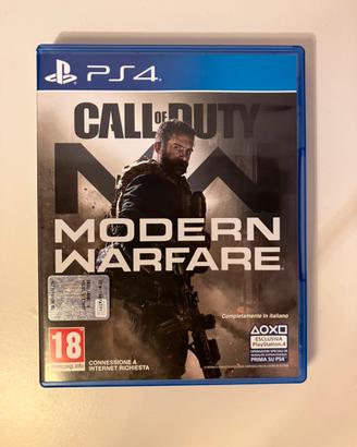 Call of duty Modern warfare ps4