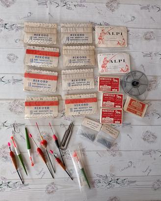 accessori pesca anni '70