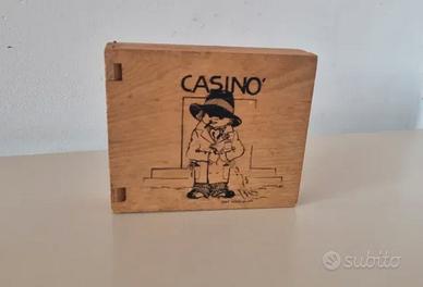Gioco da tavolo in legno dama