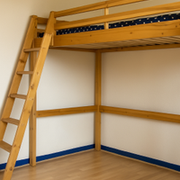 Letto a soppalco IKEA TROMSÖ in legno – 140x200 cm