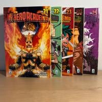 My Hero Academia Vol.21-25 Lotto Manga Star Comics