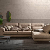 Divano con penisola relax motorizzata 296x238cm