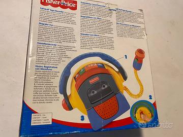 Registratore con microfono vintage Fisher-Price