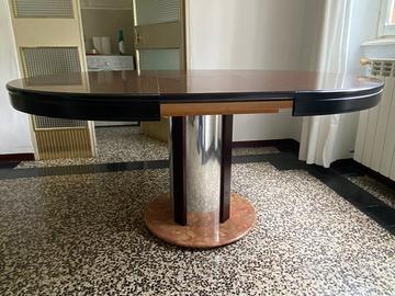 Tavolo vintage anni '70 tondo allungabile