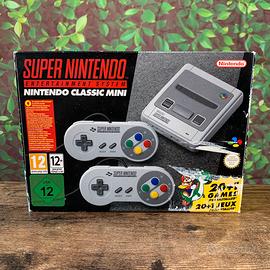 Console Snes classic mini super Nintendo con box